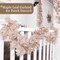 2-Pack 6FT Fall Garland – Artificial Maple Leaf Thanksgiving Decorations for Home, Farmhouse, Porch, Wedding, Table, Mantle, Fireplace, Party & Christmas (Grey White)